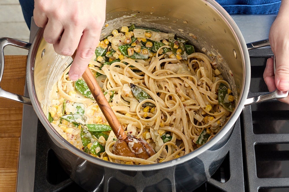 recipe-step-image-Finish the pasta & serve your dish}