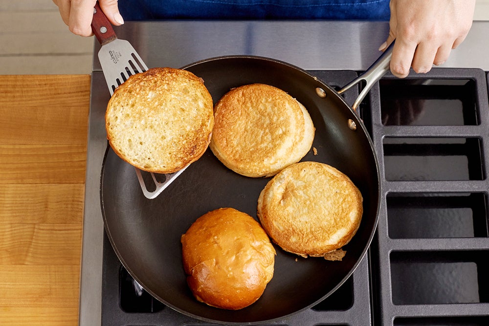 recipe-step-image-Toast the buns & serve your dish}