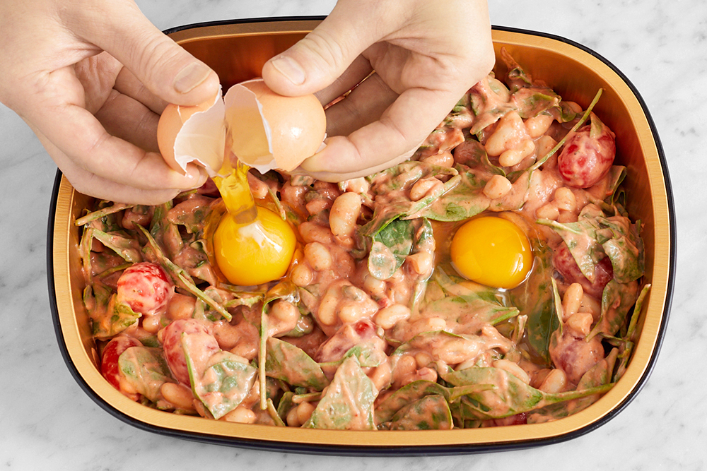 recipe-step-image-Add the eggs & bake the tray}