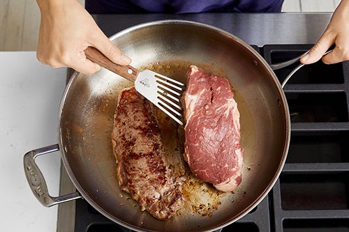 recipe-step-image-Cook the steaks}