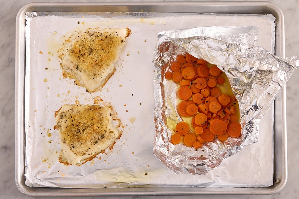 recipe-step-image-Roast the fish & foil packet}