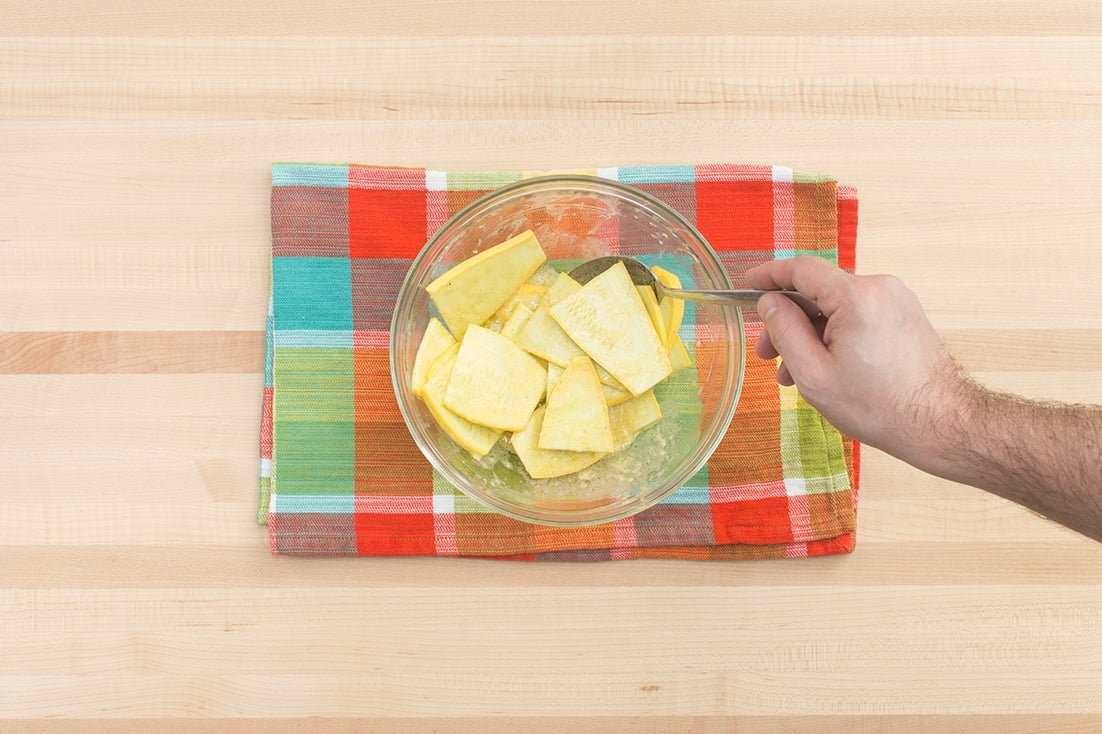 recipe-step-image-Make the dressing & marinate the squash:}