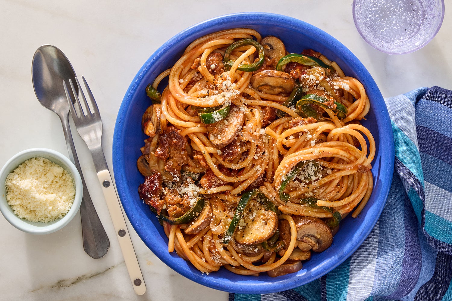 Spicy Sausage Bucatini