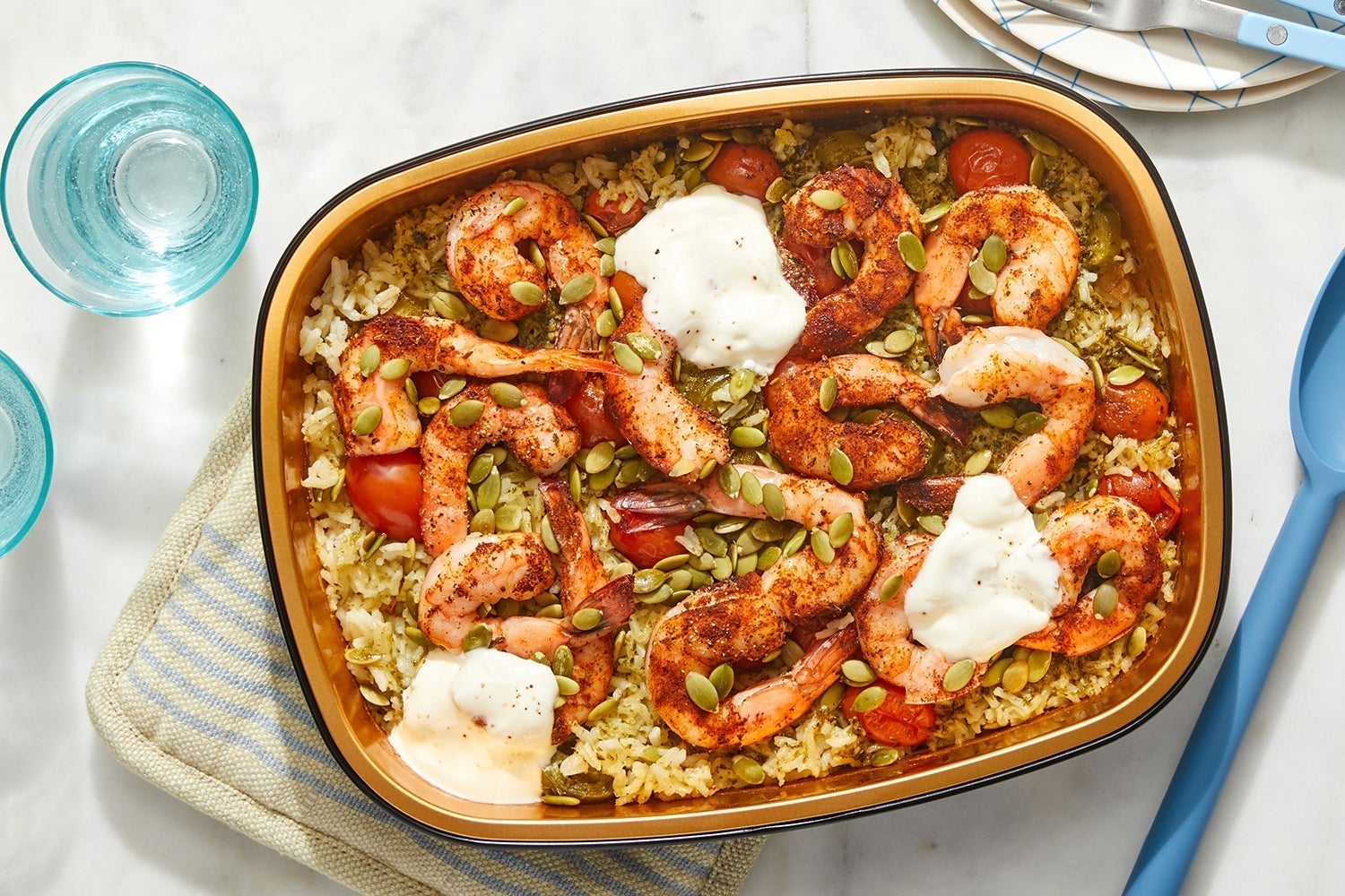 Oven Baked Mexican Spiced Shrimp