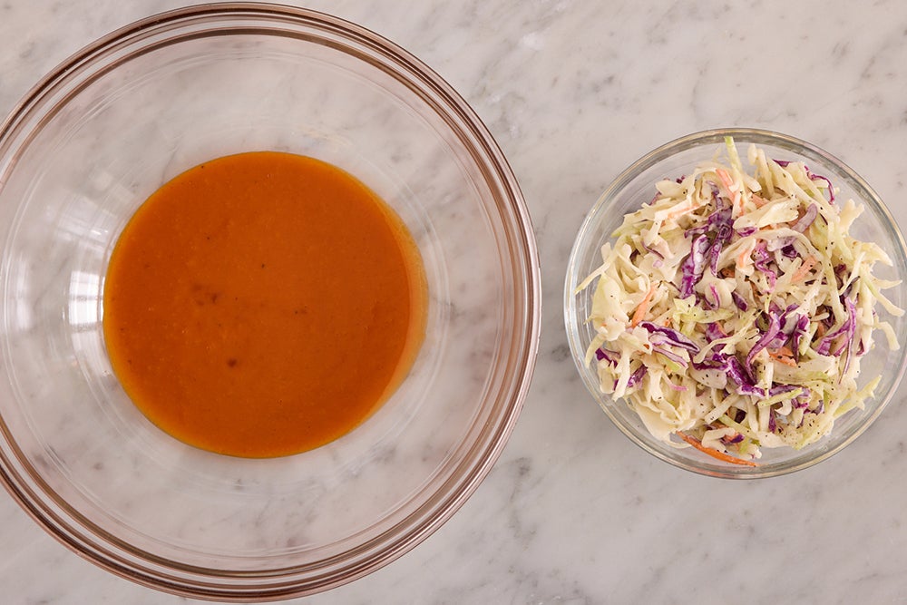 recipe-step-image-Make the slaw & sauce }