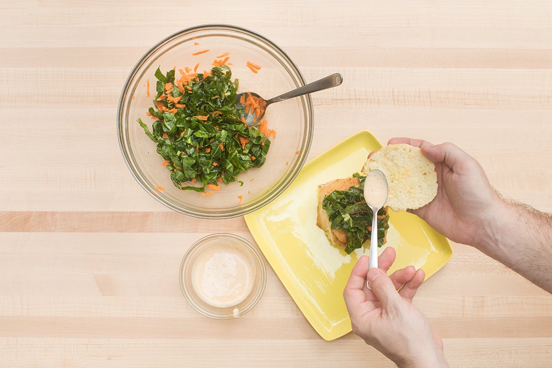 recipe-step-image-Assemble the sandwiches & plate your dish: }