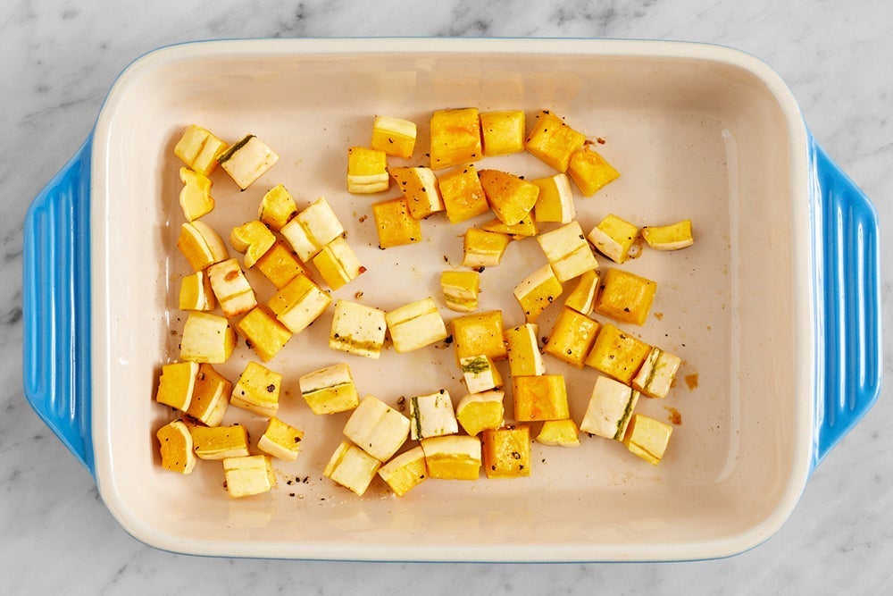 recipe-step-image-Prepare the squash & start the bake}