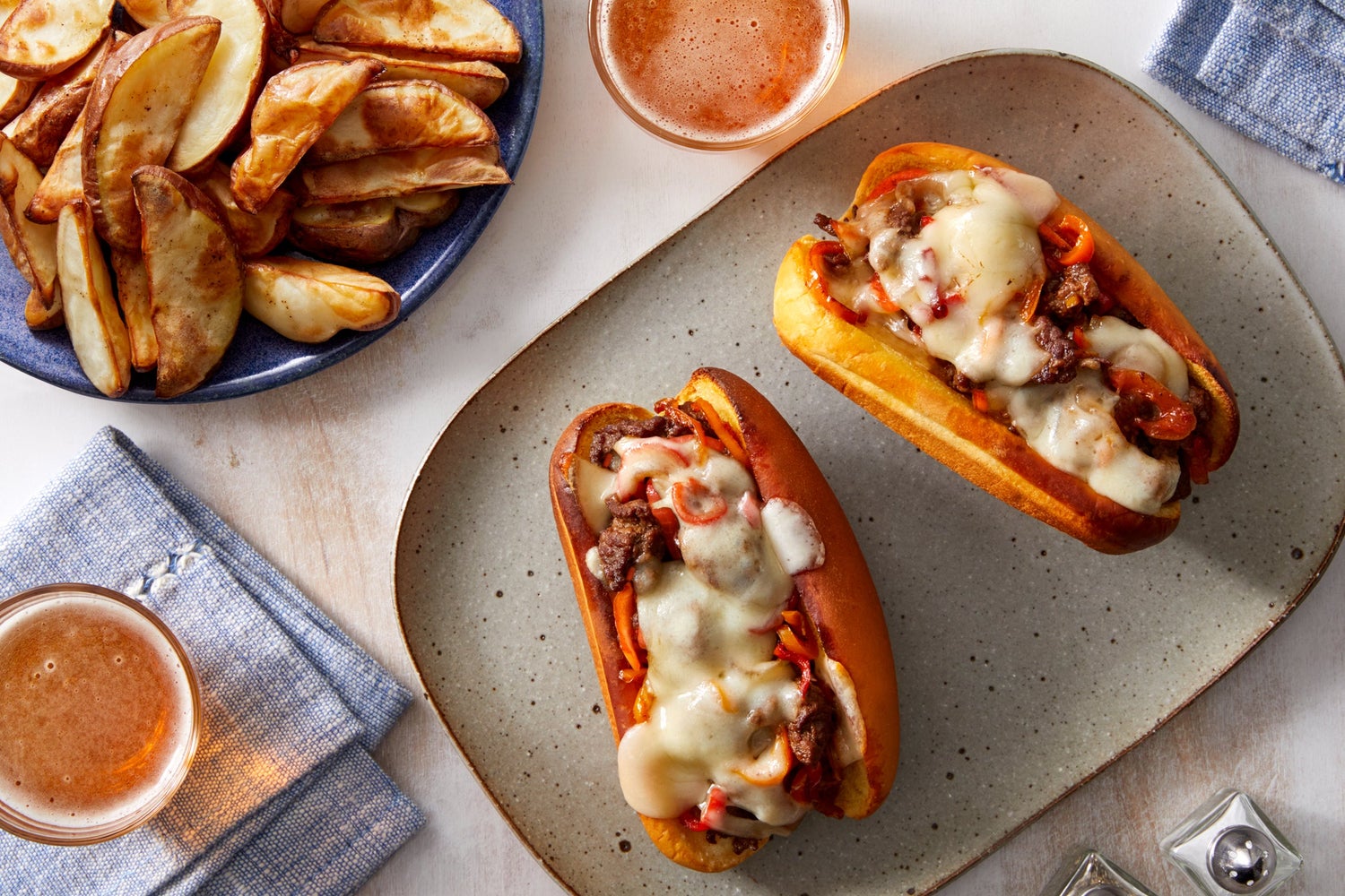 Philly Style Cheesesteaks