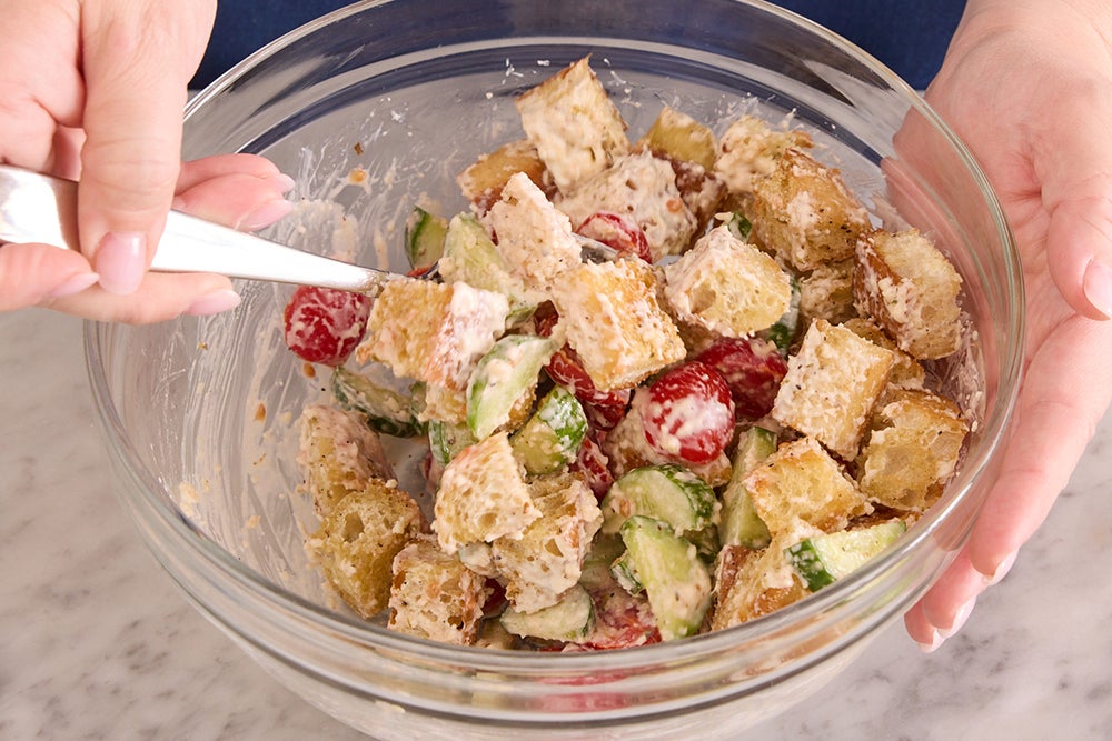 recipe-step-image-Finish the panzanella & serve your dish}