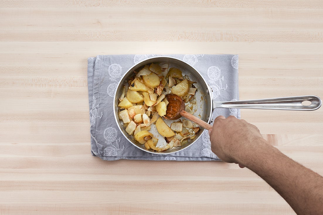 recipe-step-image-Finish the vegetables & plate your dish:}