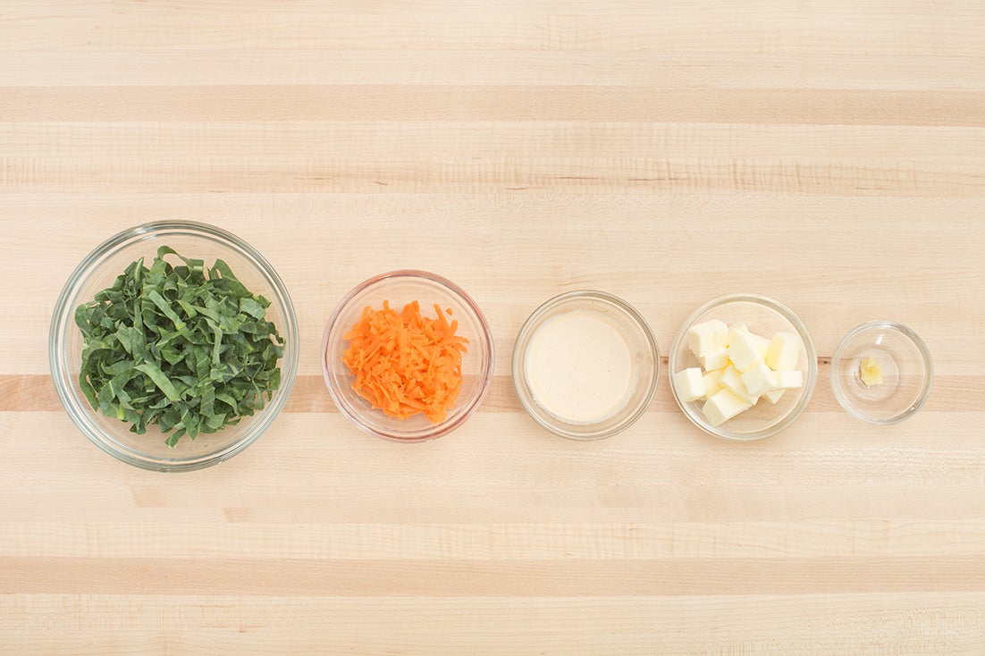 recipe-step-image-Prepare the ingredients & make the spicy mayonnaise: }