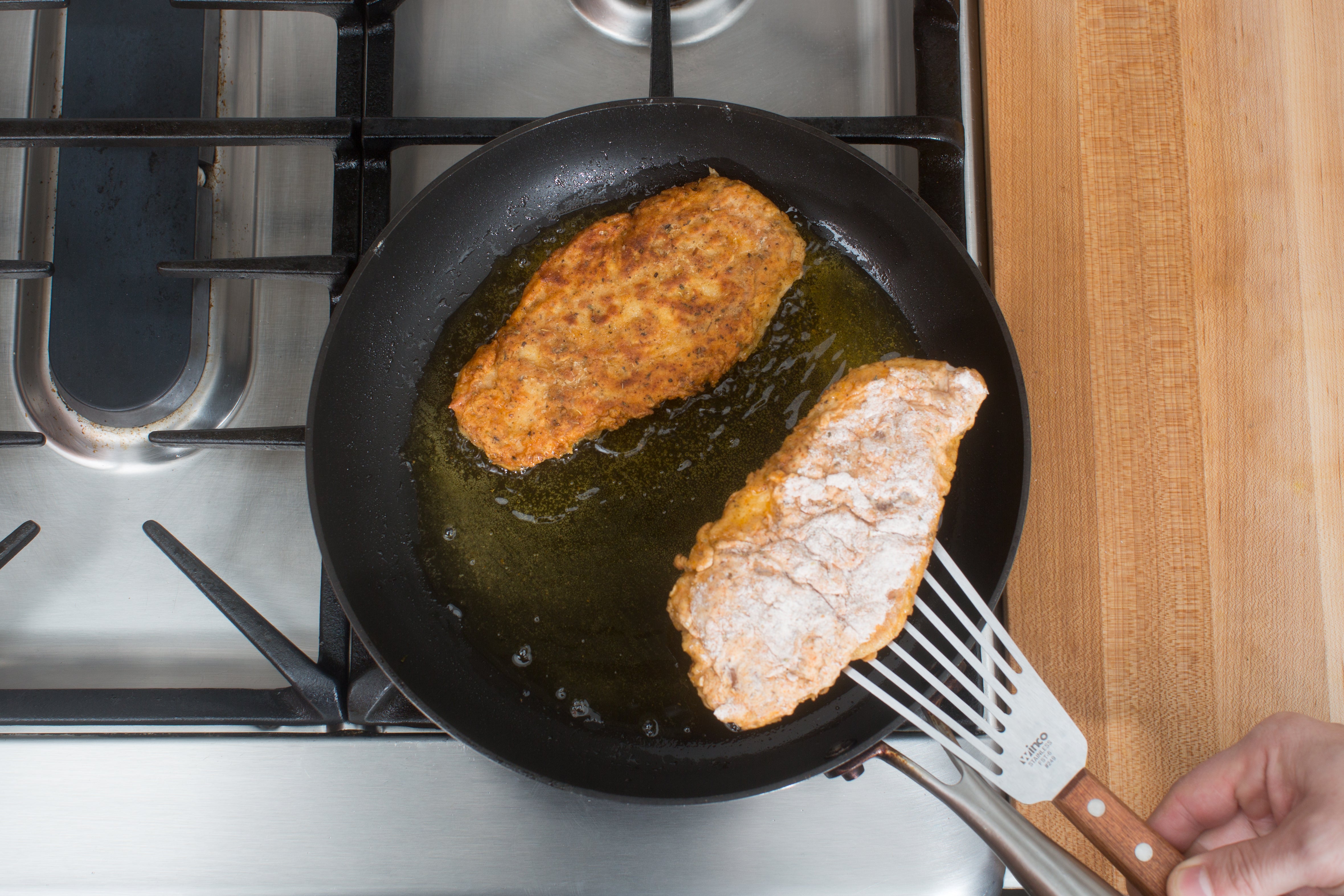 recipe-step-image-Cook the chicken & plate your dish:}