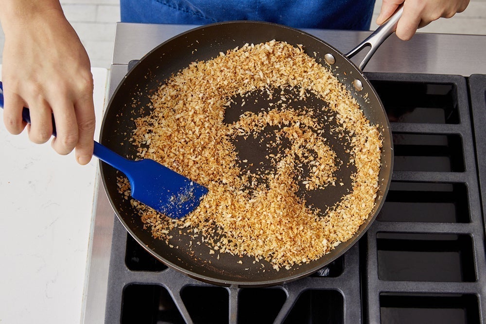 recipe-step-image-Make the truffle breadcrumbs & serve your pasta bake}