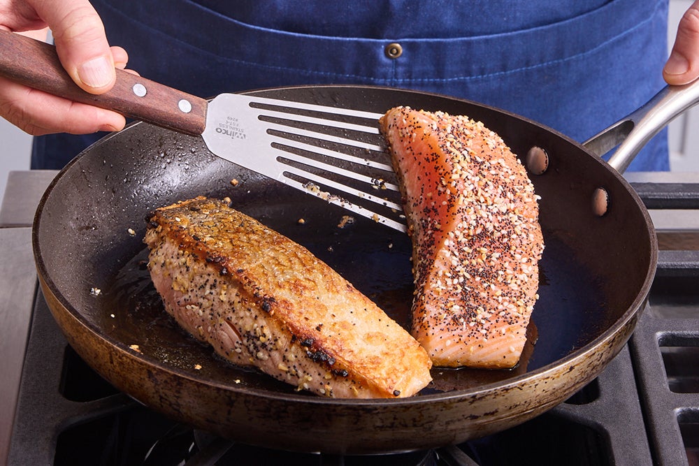 recipe-step-image-Cook the fish & serve your dish}