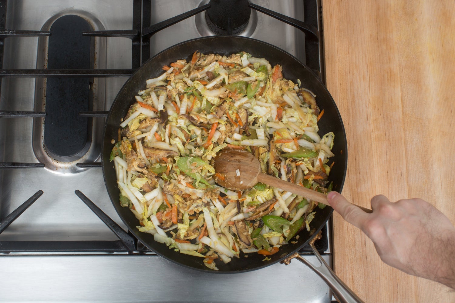 recipe-step-image-Finish the vegetables:}