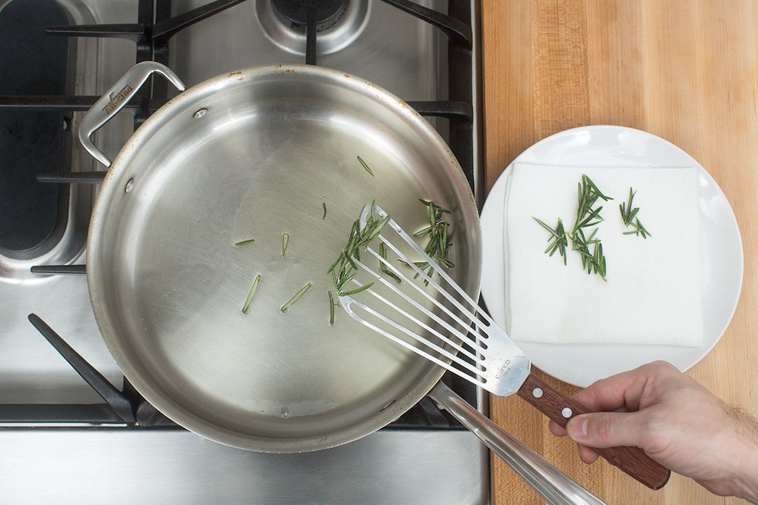 recipe-step-image-Fry the rosemary:}