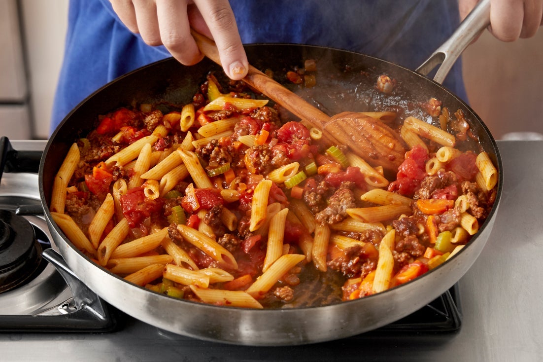 recipe-step-image-Finish the pasta: }