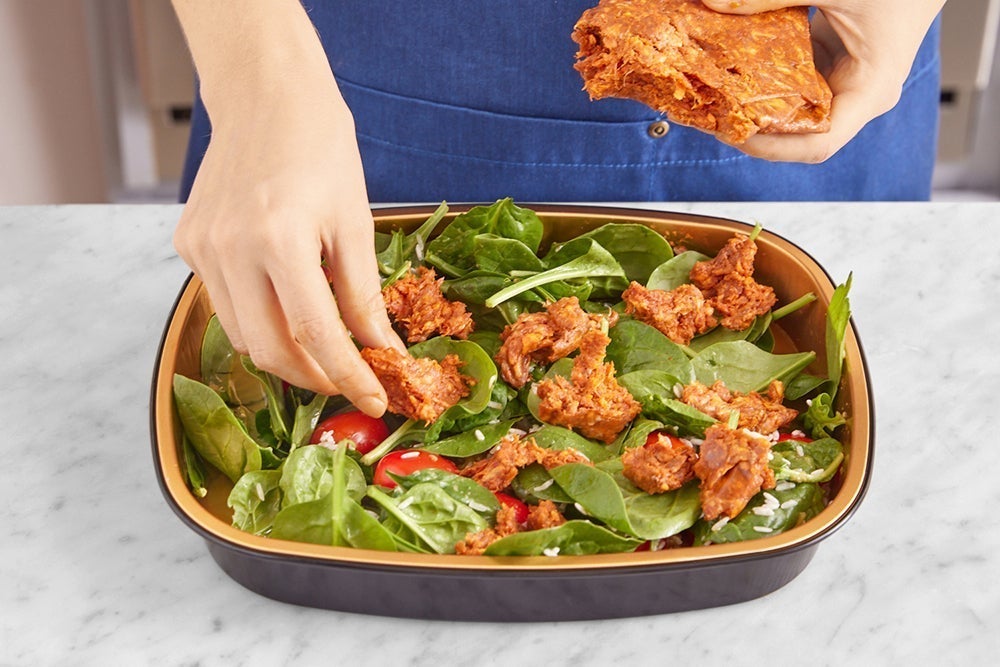 recipe-step-image-Add the chorizo & bake the trays}