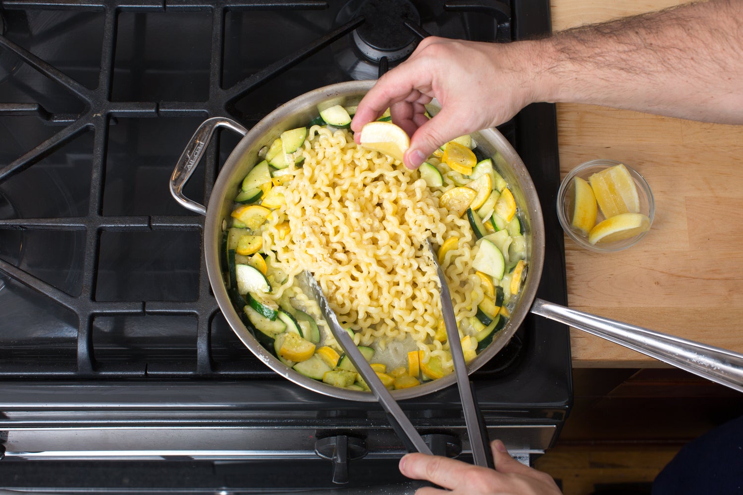 recipe-step-image-Finish the pasta:}