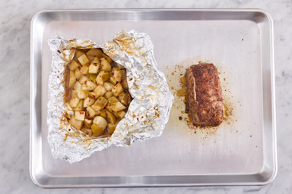 recipe-step-image-Roast the pork & pear}