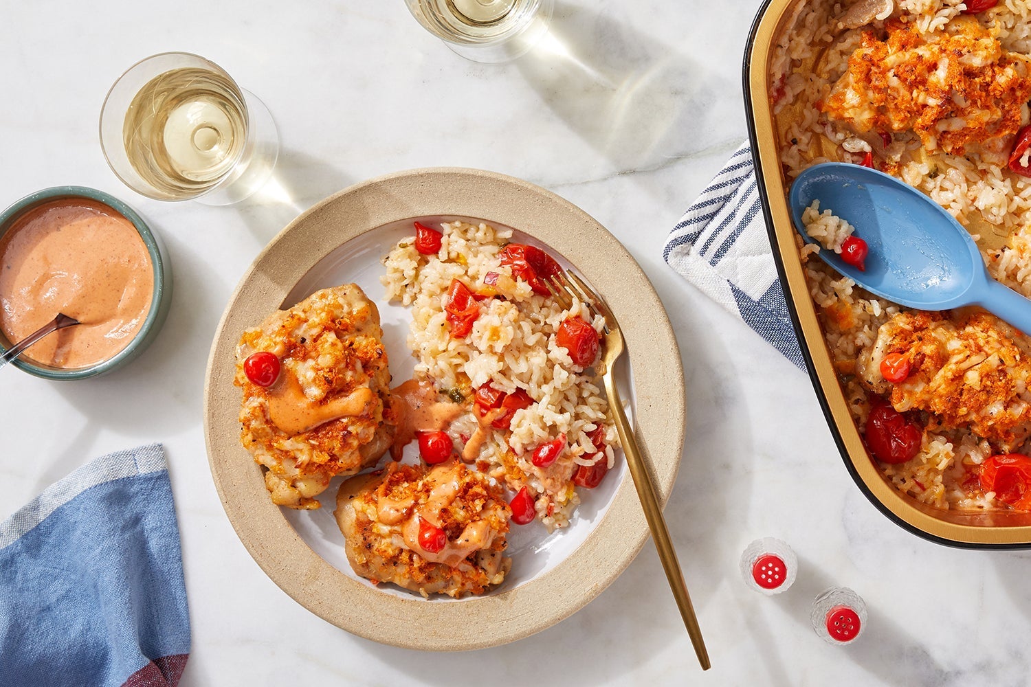 Oven Baked Barbecue Chicken Thighs
