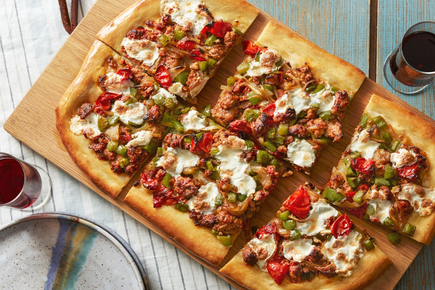 Italian Spiced Pork Pizza