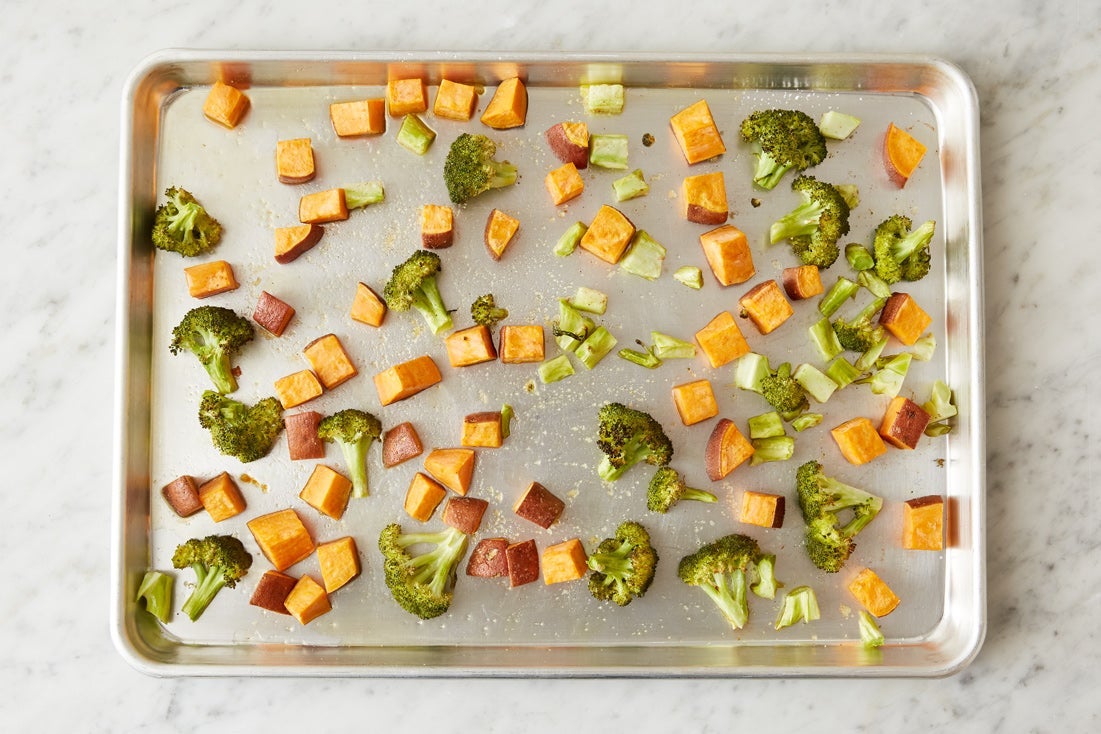 recipe-step-image-Prepare & roast the vegetables:}