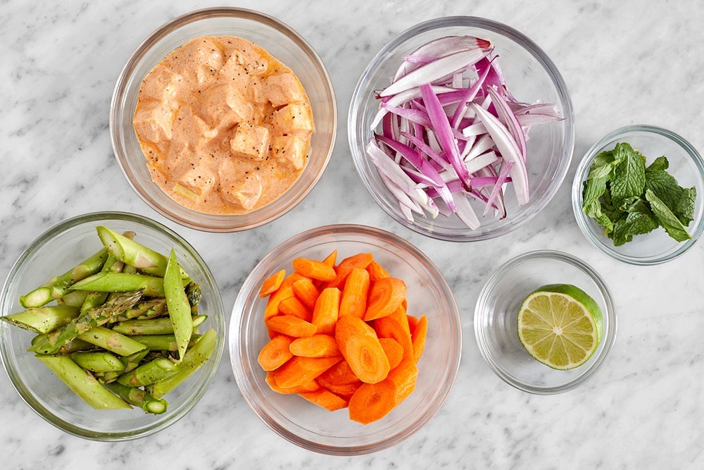 recipe-step-image-Prepare the ingredients & marinate the cheese}