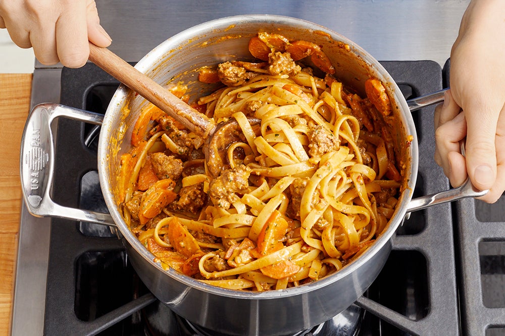 recipe-step-image-Finish the pasta & serve your dish}