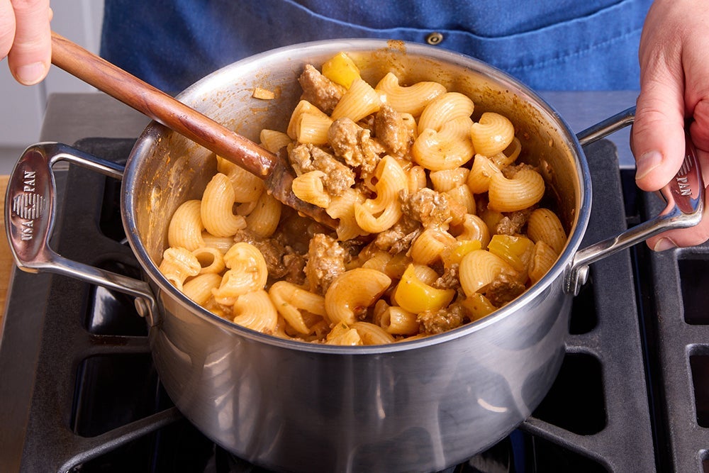 recipe-step-image-Finish the pasta & serve your dish}