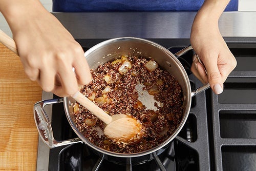 recipe-step-image-Finish the quinoa & serve your dish:}