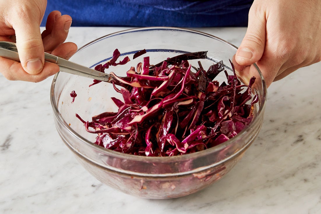 recipe-step-image-Marinate the cabbage:}
