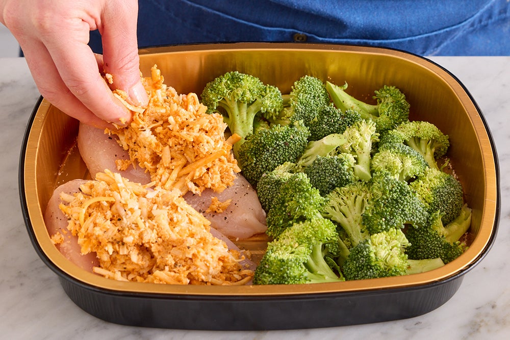 recipe-step-image-Bake the chicken & broccoli}