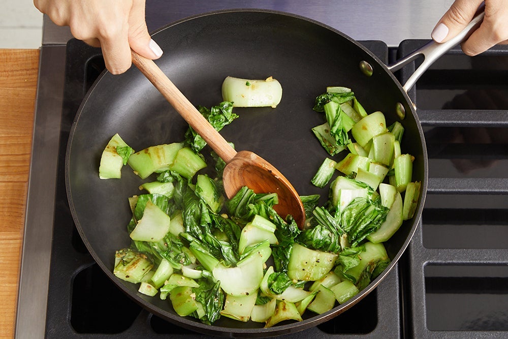 recipe-step-image-Cook the bok choy & serve your dish }