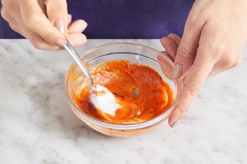 recipe-step-image-Make the gochujang mayo & serve your dish}