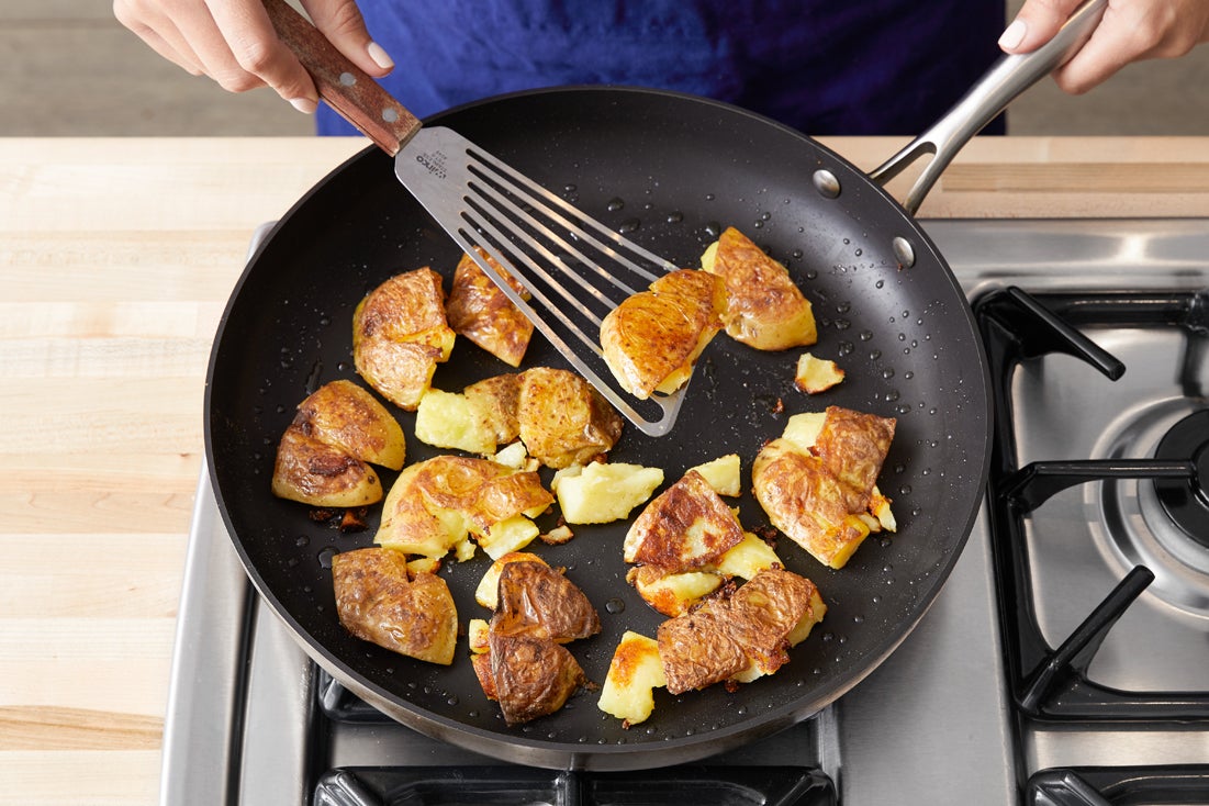 recipe-step-image-Crisp the potatoes:}
