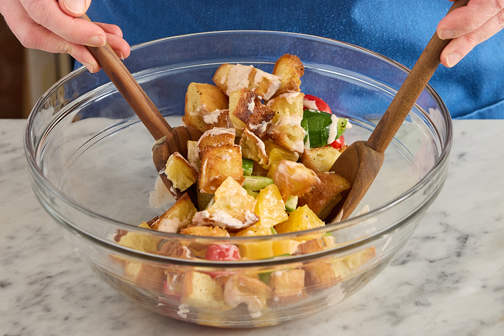 recipe-step-image-Make the panzanella & serve your dish}