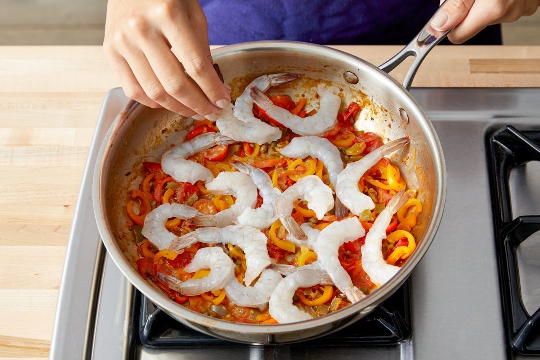 recipe-step-image-Cook the shrimp & finish the sauce}