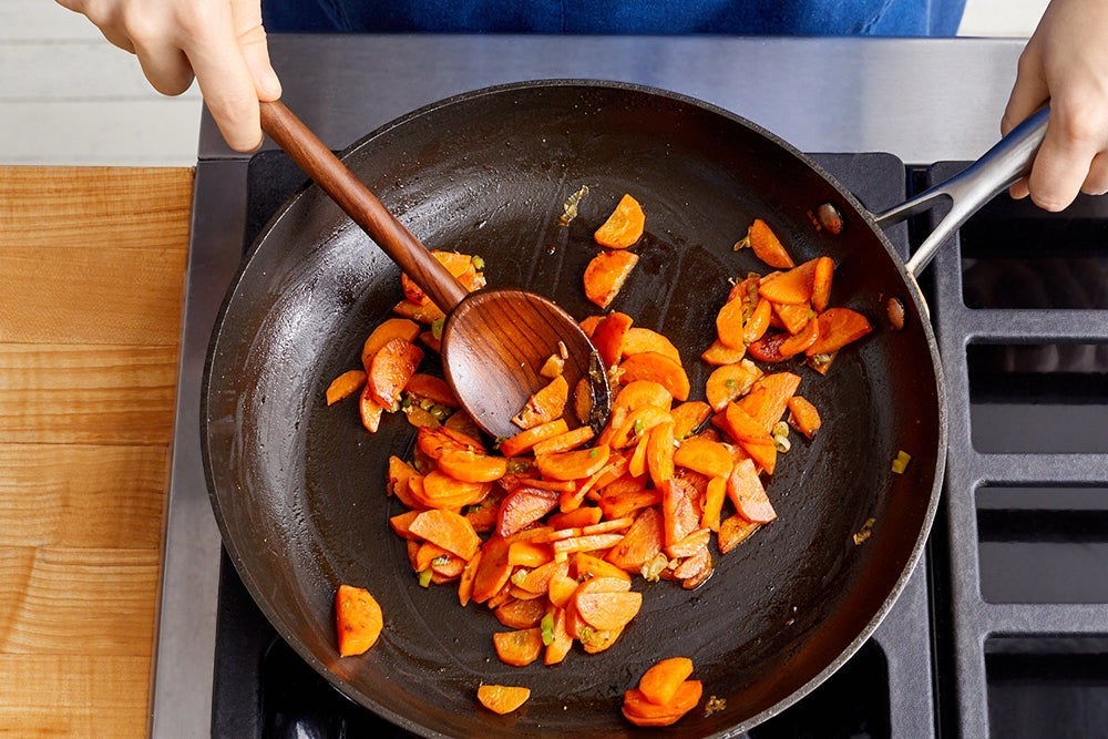 recipe-step-image-Cook the carrots & finish the couscous}