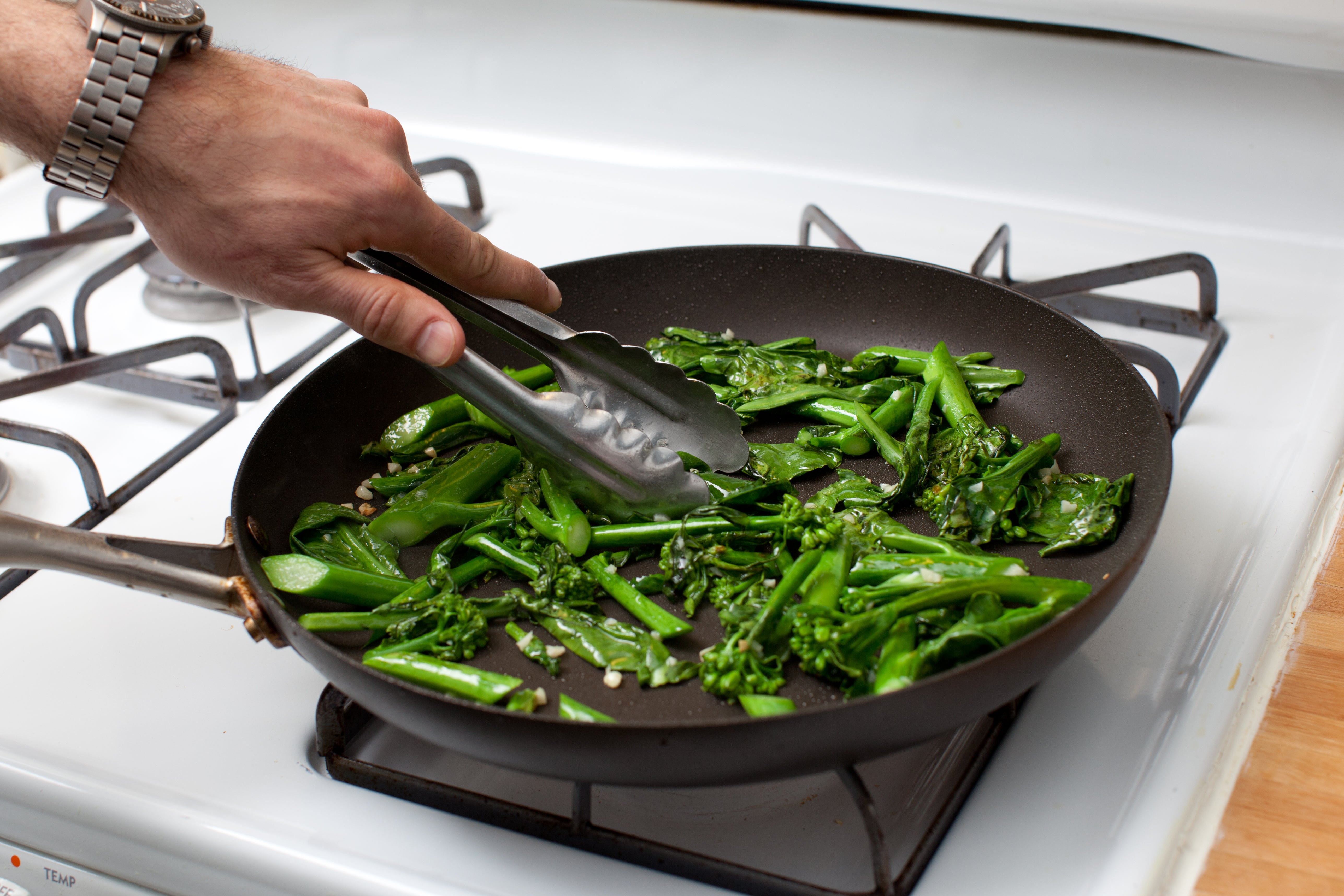 recipe-step-image-Cook the Chinese broccoli & enjoy:}