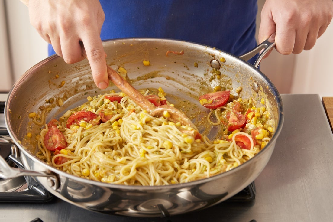 recipe-step-image-Finish the spaghettini:}