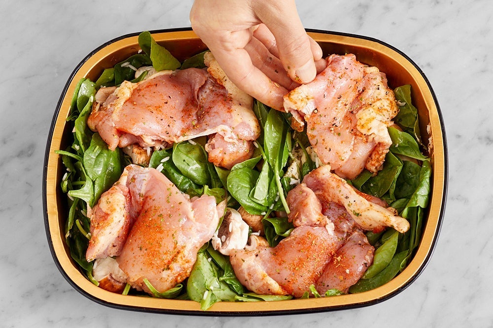 recipe-step-image-Add the chicken & bake the tray}