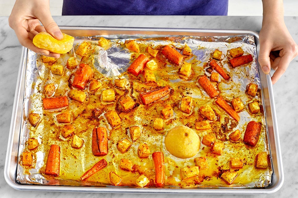 recipe-step-image-Prepare, roast & finish the vegetables}
