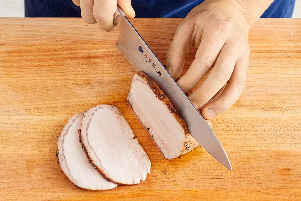 recipe-step-image-Slice the pork & serve your dish}