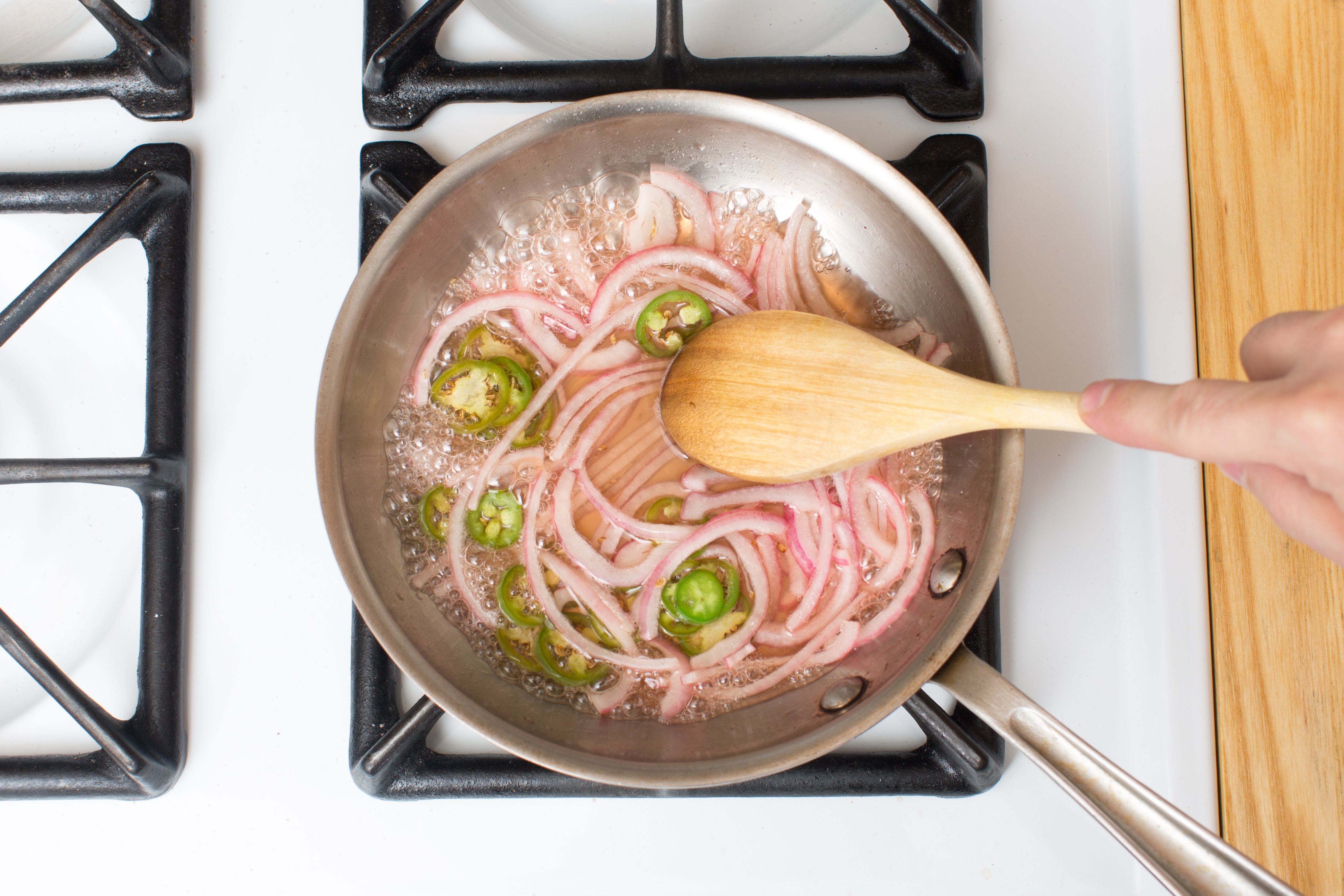 recipe-step-image-Pickle the jalapeño & onion:}