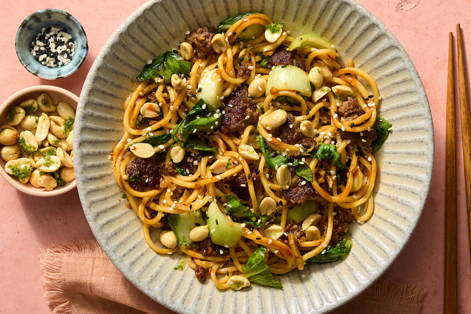Takeout Style Ginger Beef Noodles