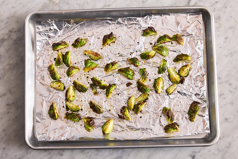 recipe-step-image-Roast & finish the brussels sprouts}