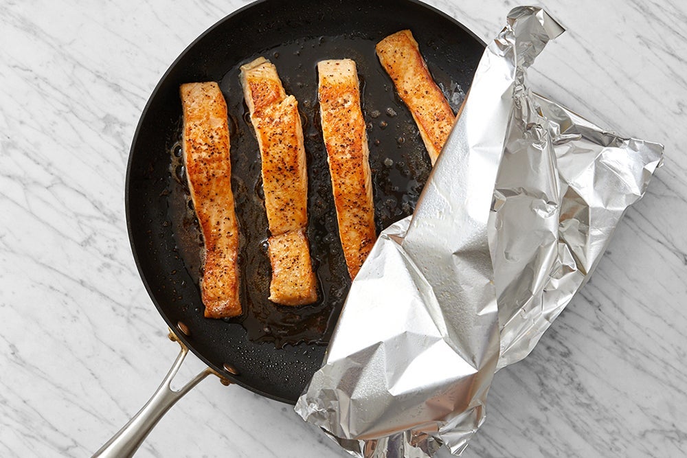 recipe-step-image-Cook the salmon:}