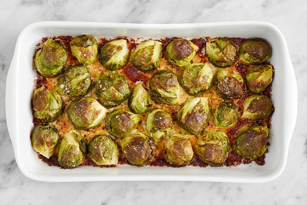 recipe-step-image-Roast the brussels sprouts}